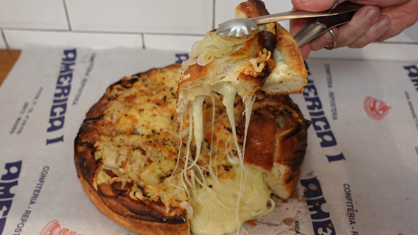 Quiche de queso gallego y cebolla