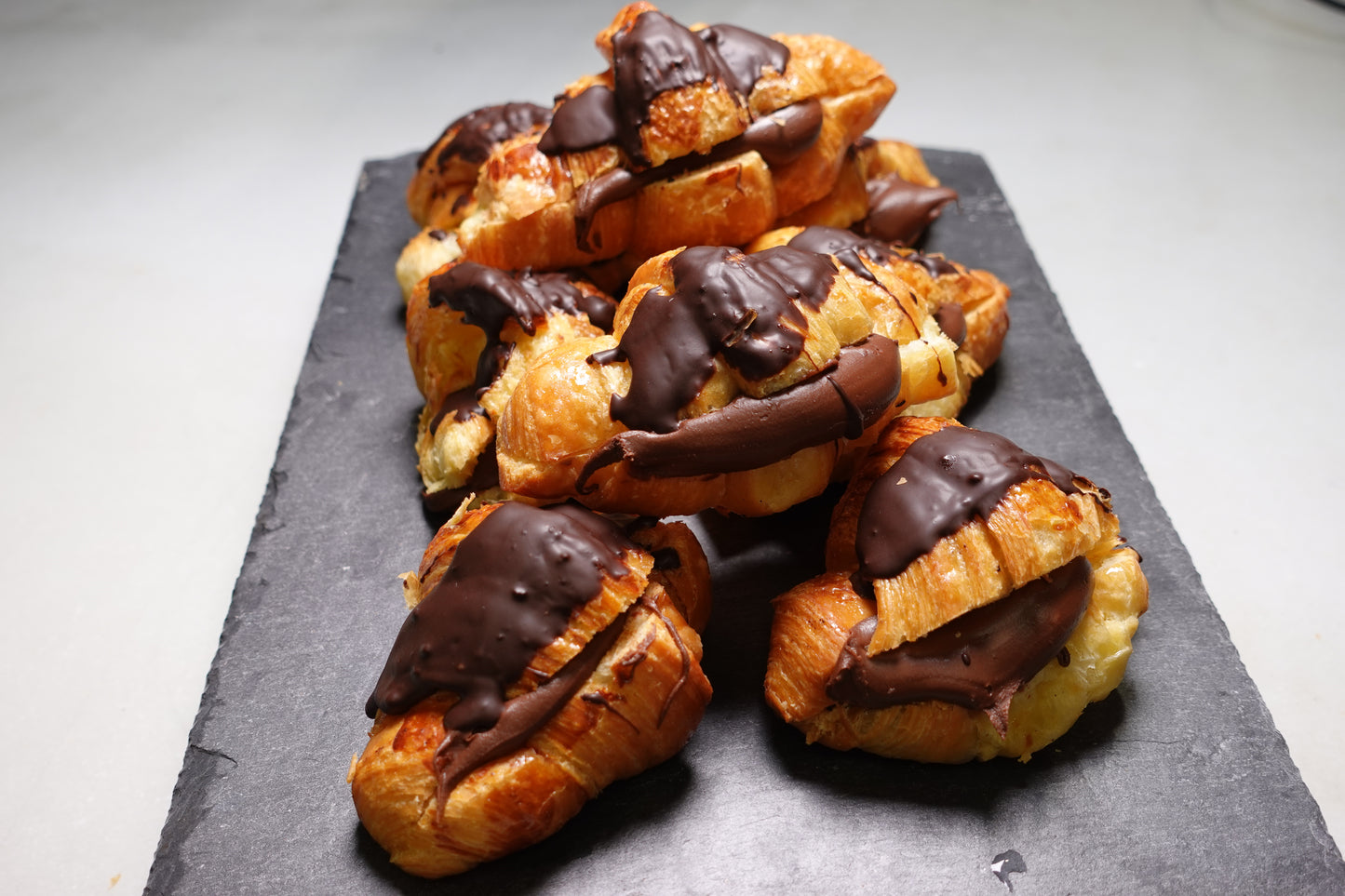 Mini Croissant de chocolate