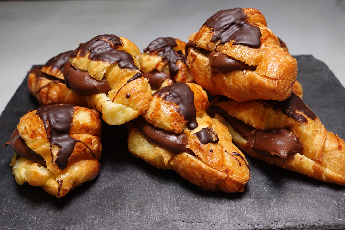 Mini Croissant de chocolate