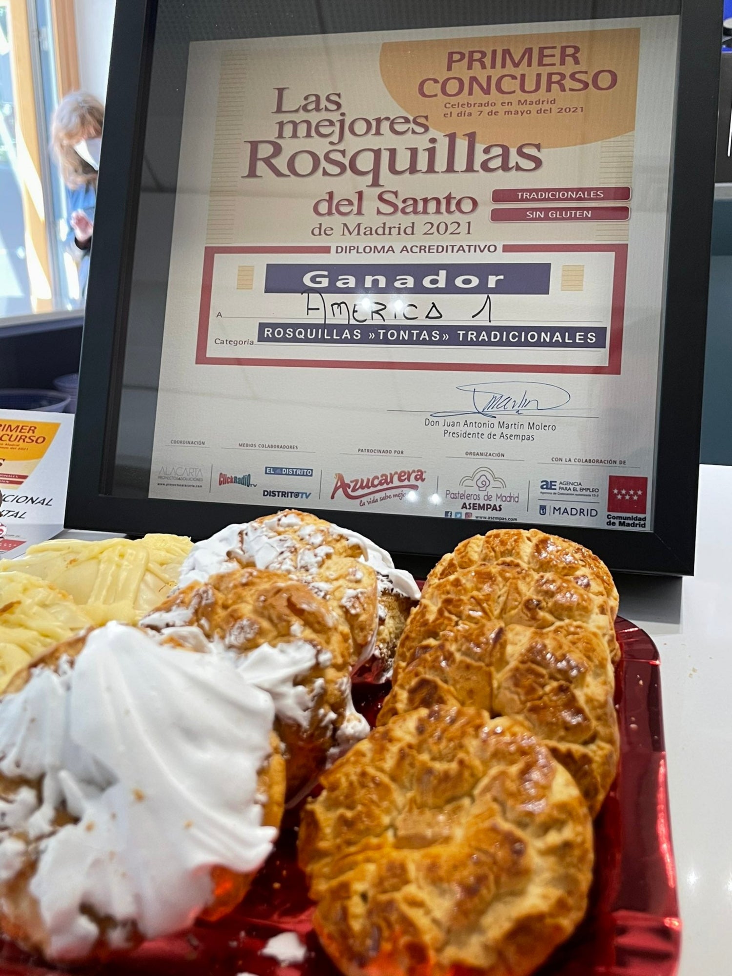 Fuimos ganadores de las mejores rosquillas Tontas de Madrid en 2022
