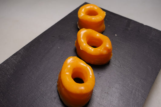 Rosquillas de alcalá con baño de  yema glaseada