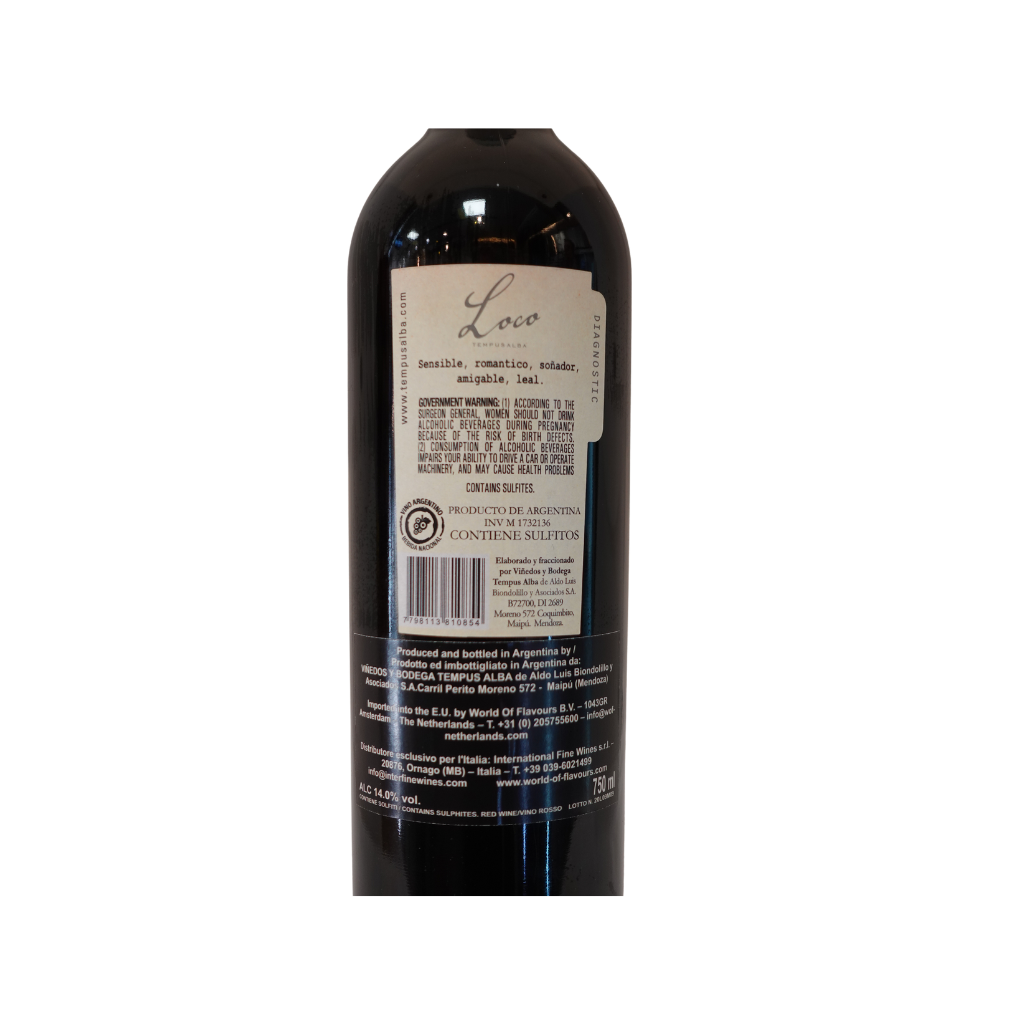 Loco Tempusalba Malbec 2019