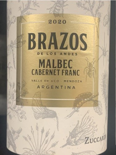 Brazos de los Andes Cabernet Franc 2020